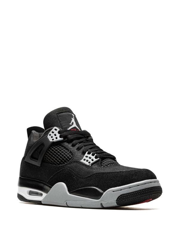 Air Jordan 4 Retro "Black Canvas"